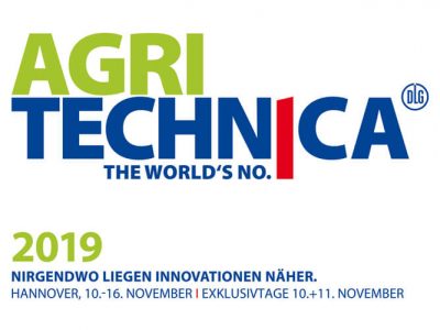 We will be exhibiting at Agritechnica 2019